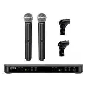 Microfono Inalambrico Shure Blx Doble Sistema Uhf SM58