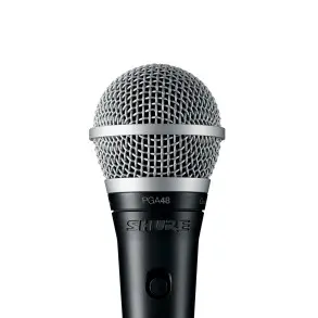 Shure PGA48-LC Micrófono Dinámico Vocal Cardioide para Voces