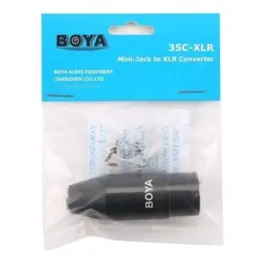 Adaptador Miniplug 3,5 Hembra A Xlr Canon Macho Boya 35c-xlr