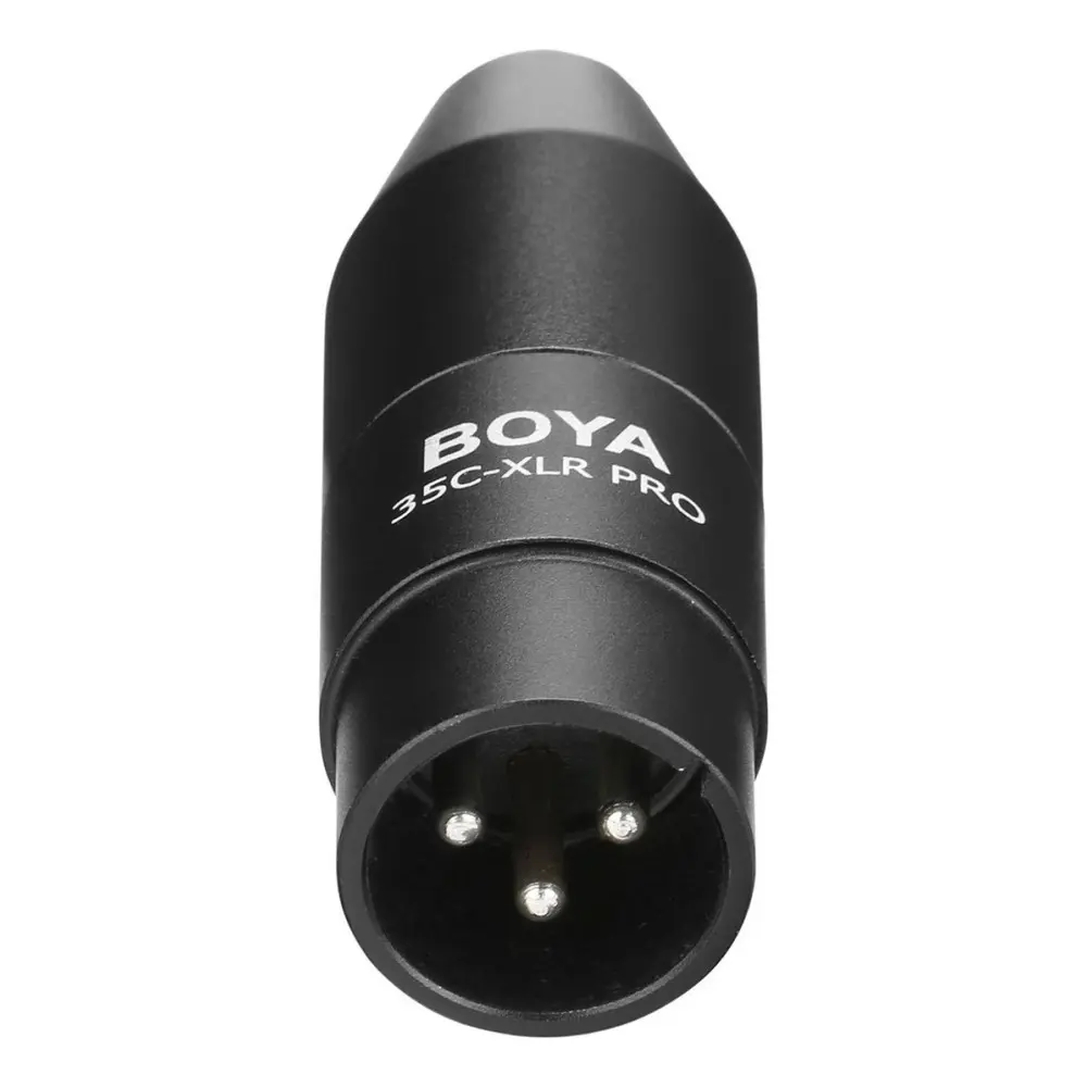 Adaptador Boya 3.5mm A Xlr 35c-xlr Pro Con Phantom