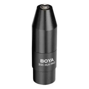 Adaptador Boya 3.5mm A Xlr 35c-xlr Pro Con Phantom