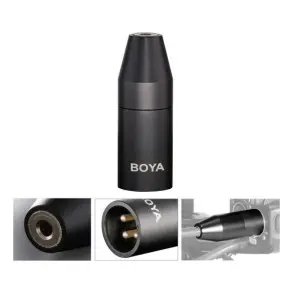 Adaptador Boya 3.5mm A Xlr 35c-xlr Pro Con Phantom