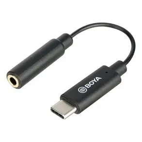 Adaptador Miniplug 3,5mm Hembra A Usb-c Macho Boya By-k4