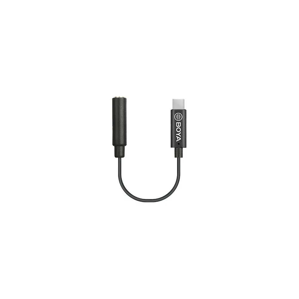 Adaptador Miniplug 3,5mm Hembra A Usb-c Macho Boya By-k4