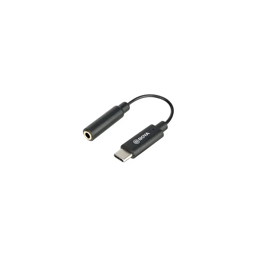 Adaptador Miniplug 3,5mm Hembra A Usb-c Macho Boya By-k4