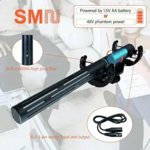 Microfono Relacart Sm2 Condenser Supercardiode Boom Shotgun