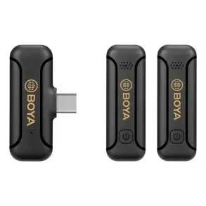 Set De Micrófonos Boya By-wm3t2-u2 Doble Transmisor Usb-c