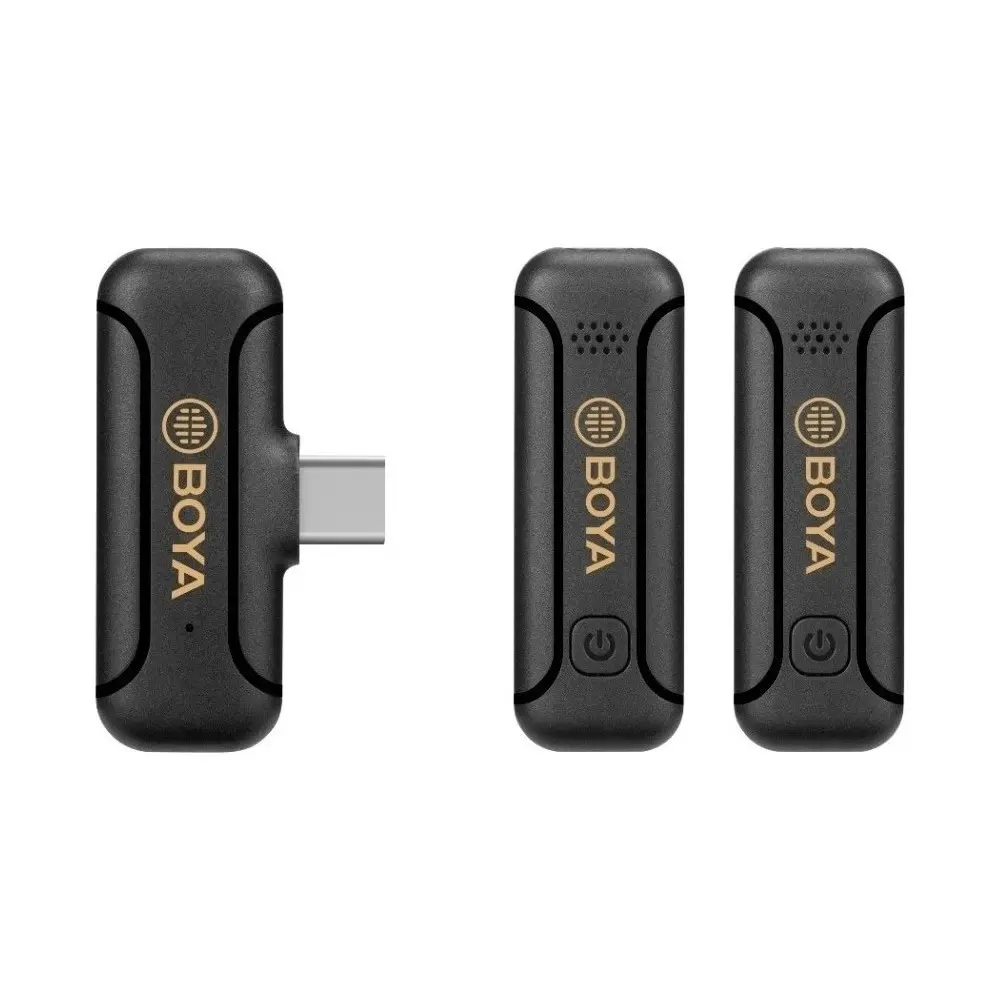 Set De Micrófonos Boya By-wm3t2-u2 Doble Transmisor Usb-c