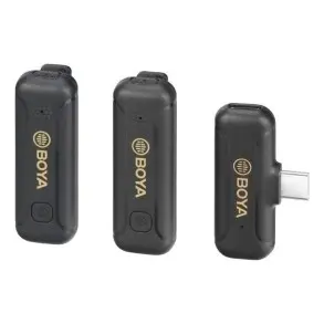 Set De Micrófonos Boya By-wm3t2-u2 Doble Transmisor Usb-c