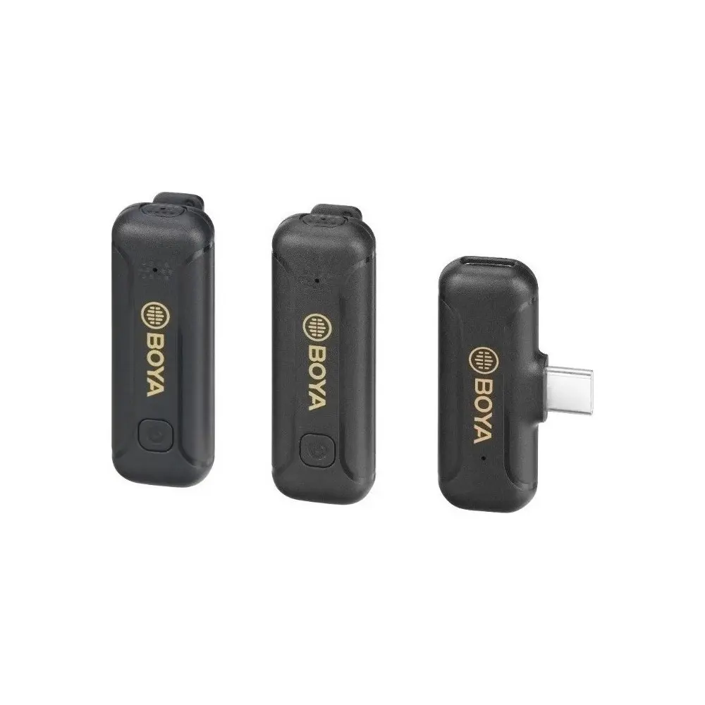 Set De Micrófonos Boya By-wm3t2-u2 Doble Transmisor Usb-c