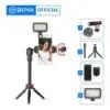 Microfono Boya By-vg350 Kit Streaming Vlog Tripode + Luz Led