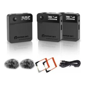 Sistema Inalámbrico Doble Relacart Mi2 Microfonos Para Camaras