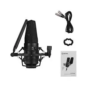 Microfono Boya By-m1000 Condenser Multipatron Estudio Tipo Rode Nt Pop Filter