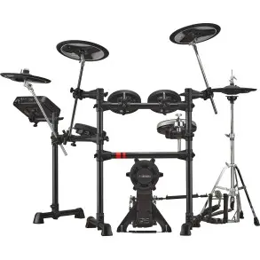 Bateria Electronica Yamaha DTX6K3-X 5 cuerpos con parches TCS + redoblante triple zona y bombo KP90 + Crash extra