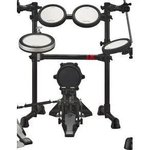 Bateria Electronica Yamaha DTX6K3-X 5 cuerpos con parches TCS + redoblante triple zona y bombo KP90 + Crash extra