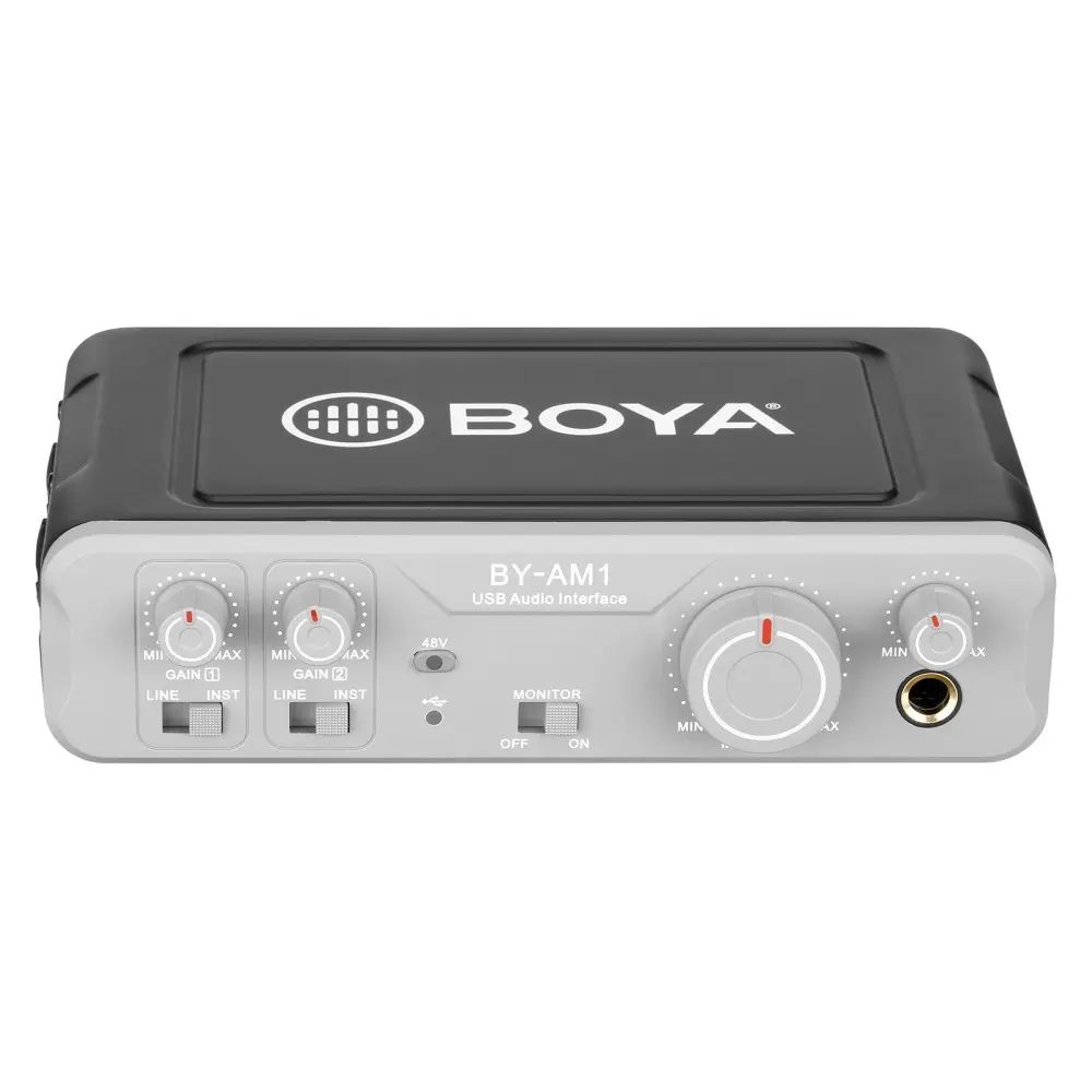 Placa de Audio Boya By-am1 De 2 Canales XLR USB