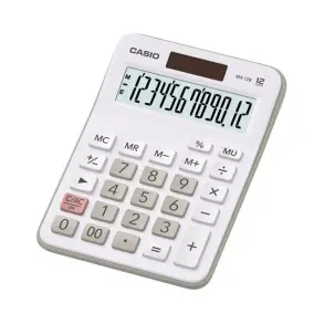 Calculadora Pantalla Grande Escritorio Casio MX-12B-WE Solar