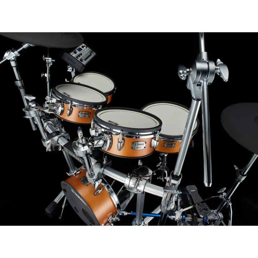 Bateria Electronica Yamaha DTX10KMRW Parches Mesh REMO Cuerpos Madera