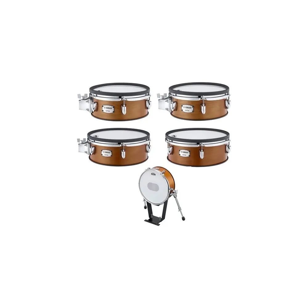 Bateria Electronica Yamaha DTX10KMRW Parches Mesh REMO Cuerpos Madera