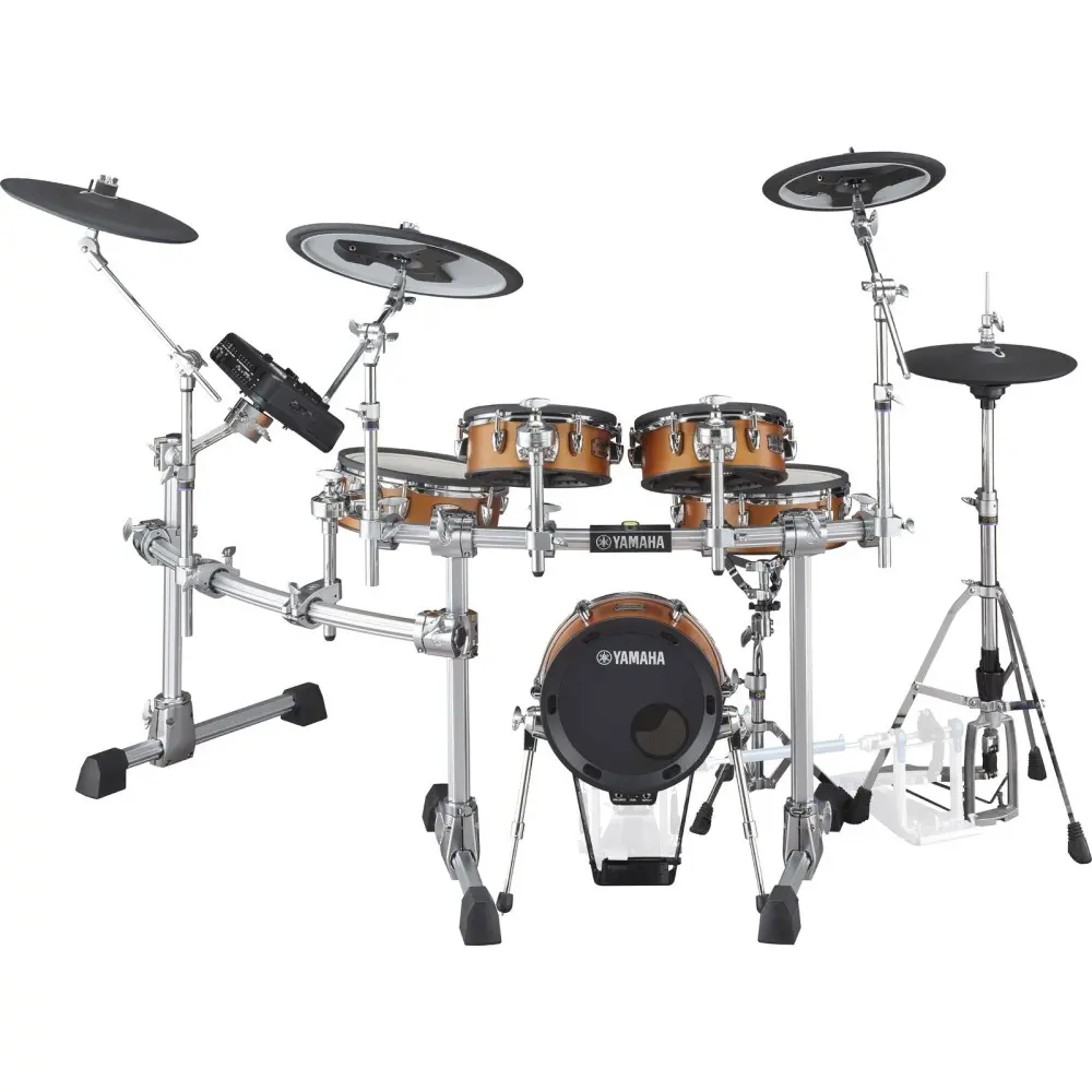 Bateria Electronica Yamaha DTX10KMRW Parches Mesh REMO Cuerpos Madera