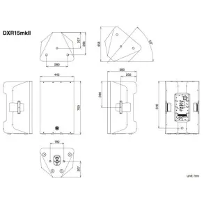 Bafle Activo Yamaha DXR15MKII 1100W