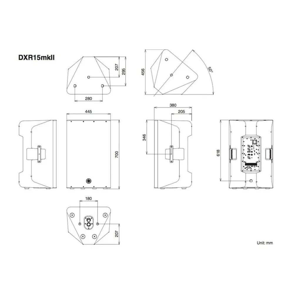 Bafle Activo Yamaha DXR15MKII 1100W