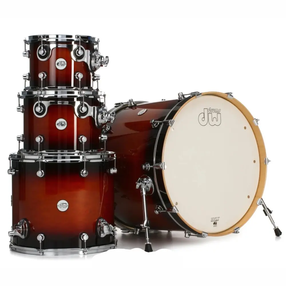 Batería Acústica DW 4 Cuerpos Desing Series Color Sunburst DDLG2214TB