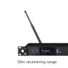 Sistema Inalámbrico Doble Microfono UHF Ross FU-630 Rackeable