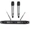 Sistema Inalámbrico Doble Microfono UHF Ross FU-630 Rackeable