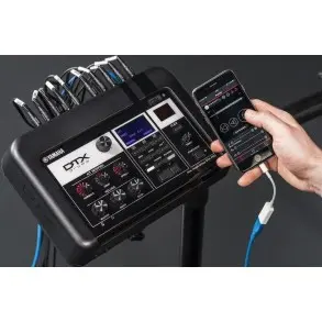 Bateria Electronica Yamaha DTX6K3-X 5 cuerpos con parches TCS + redoblante triple zona y bombo KP90 + Crash extra