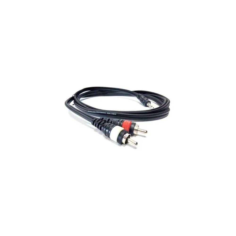 Cable RCA Miniplug 3 Metros Stagg Syc3mpsb2cm