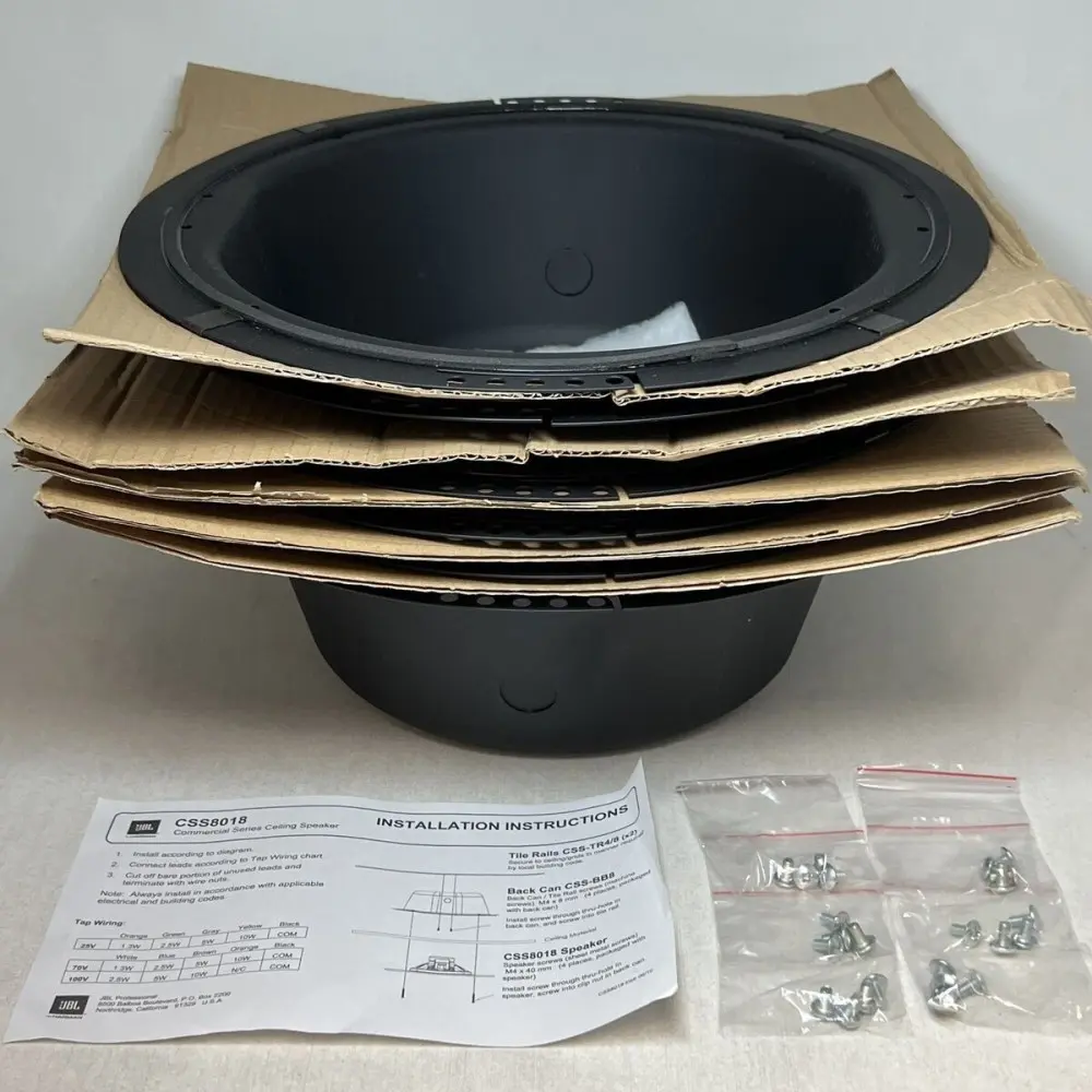 Kit Pre Instalacion JBL Backan x 6 Unidades para Bafles CSS-BB4 X6