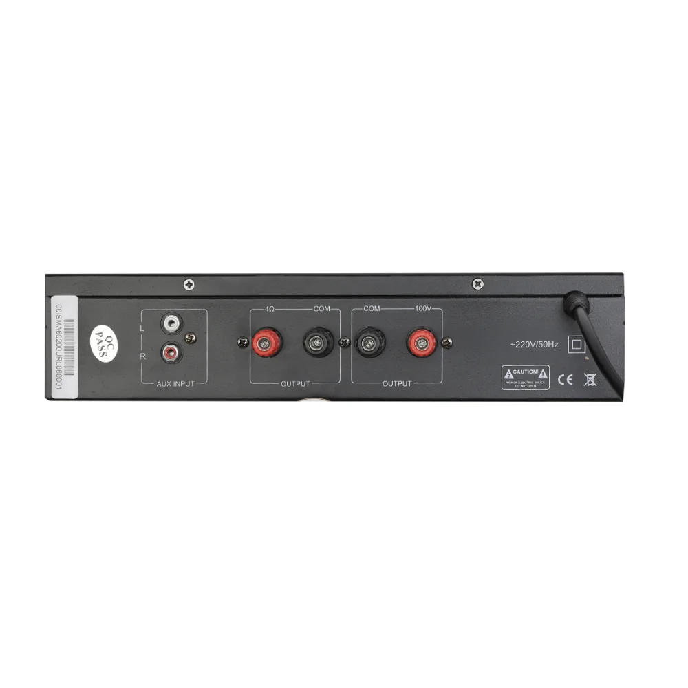 Potencia 1 Zona 60w 70-100 Studiomaster ISMA60 Con USB SD y Bluetooth