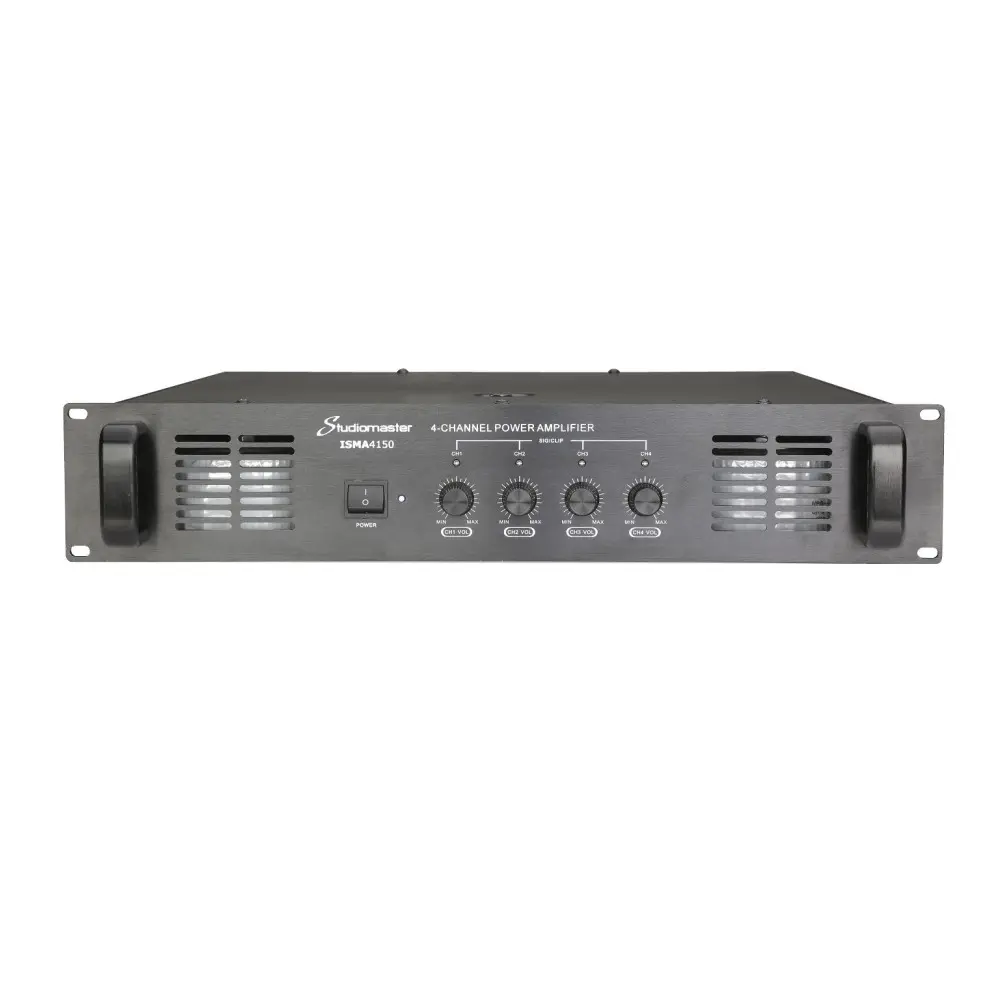 Potencia Multizona 4x150W 70-100 Studiomaster ISA4150