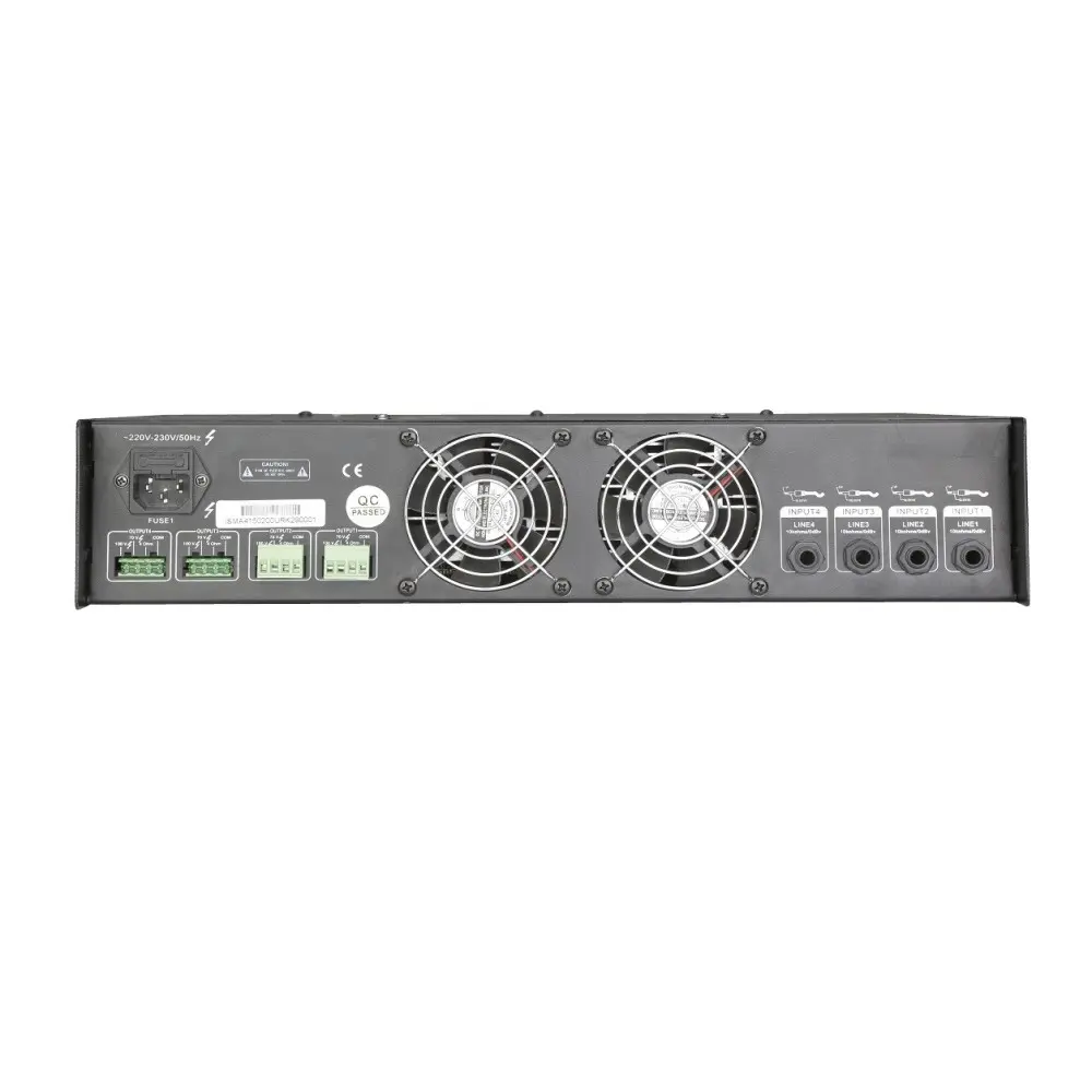 Potencia Multizona 4x150W 70-100 Studiomaster ISA4150