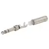 Conector plug stereo todo metálico