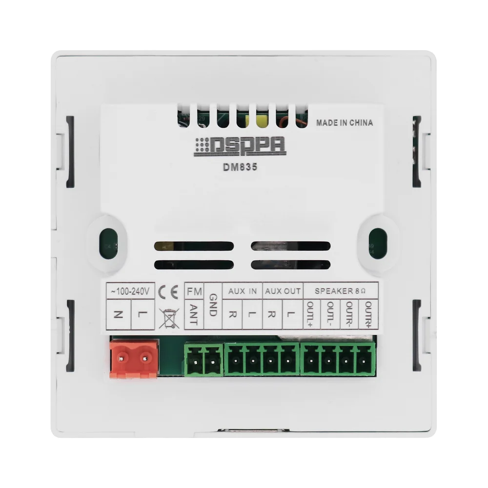 Kit Parlantes Potencia y Control Dsppa M2B Con USB SD y Bluetooth