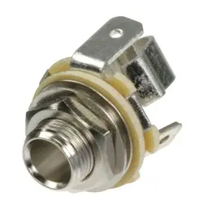 Jack Stereo 1/4¨ Metalico abierto para chasis de instr.