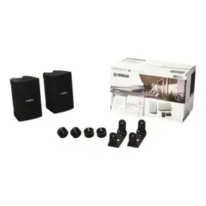 Kit Musica Funcional Parlantes Yamaha Exterior VS4 y Amplificador JBL VMA Rollo Cables