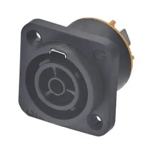 Conector powercon OUT para chasis (nueva generación) p/ intemperie (norma IP65)