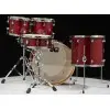 Batería DW Design Series Lacquer 5 cuerpos Color Cherry Stain Bombo 22"