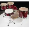 Batería DW Design Series Lacquer 5 cuerpos Color Cherry Stain Bombo 22"