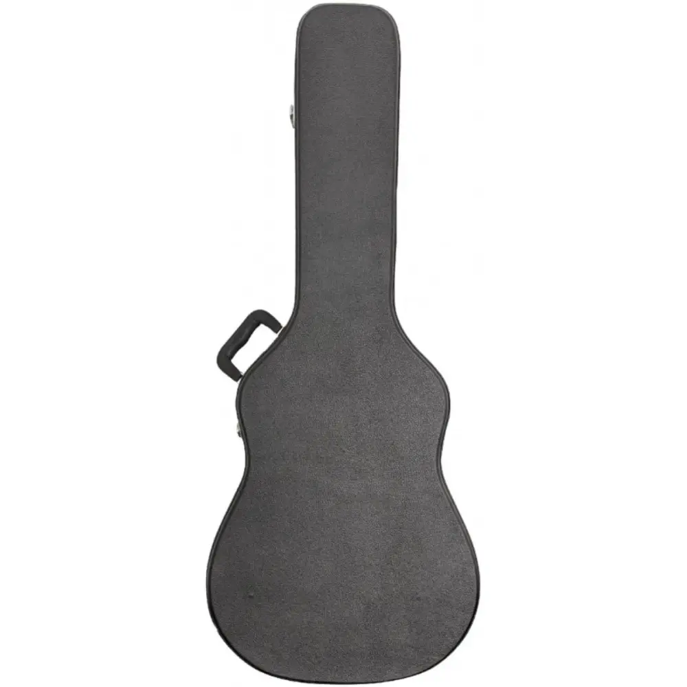 Estuche Rigido Para Guitarra Acustica Stagg GCAWBK Color Negro