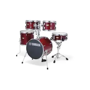 Batería Acústica Yamaha JK6F5CR Manu Katche Junior De 5 Cuerpos Color Cranberry Red