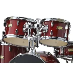 Batería Acústica Yamaha JK6F5CR Manu Katche Junior De 5 Cuerpos Color Cranberry Red