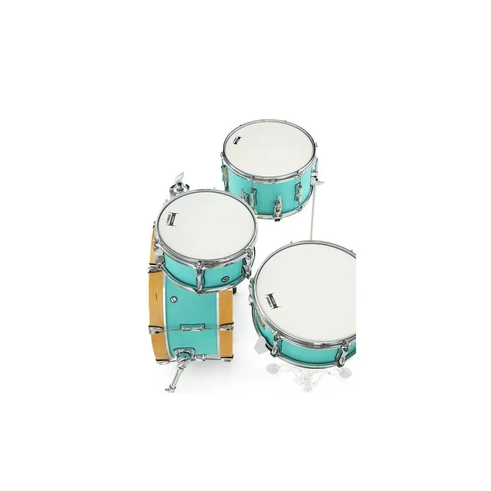 Bateria Yamaha Stage Custom Hip Birch Color Matte Surf Green Bombo 20x8