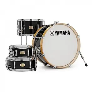 Bateria Yamaha Stage Custom Hip Birch Color Negro Bombo 20x8