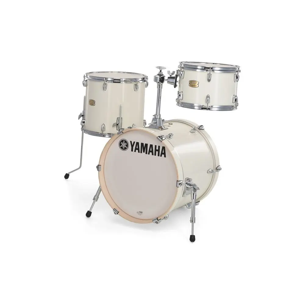 Bateria Yamaha Stage Custom Bop 3 Cuerpos Blanca SBP8F3CW