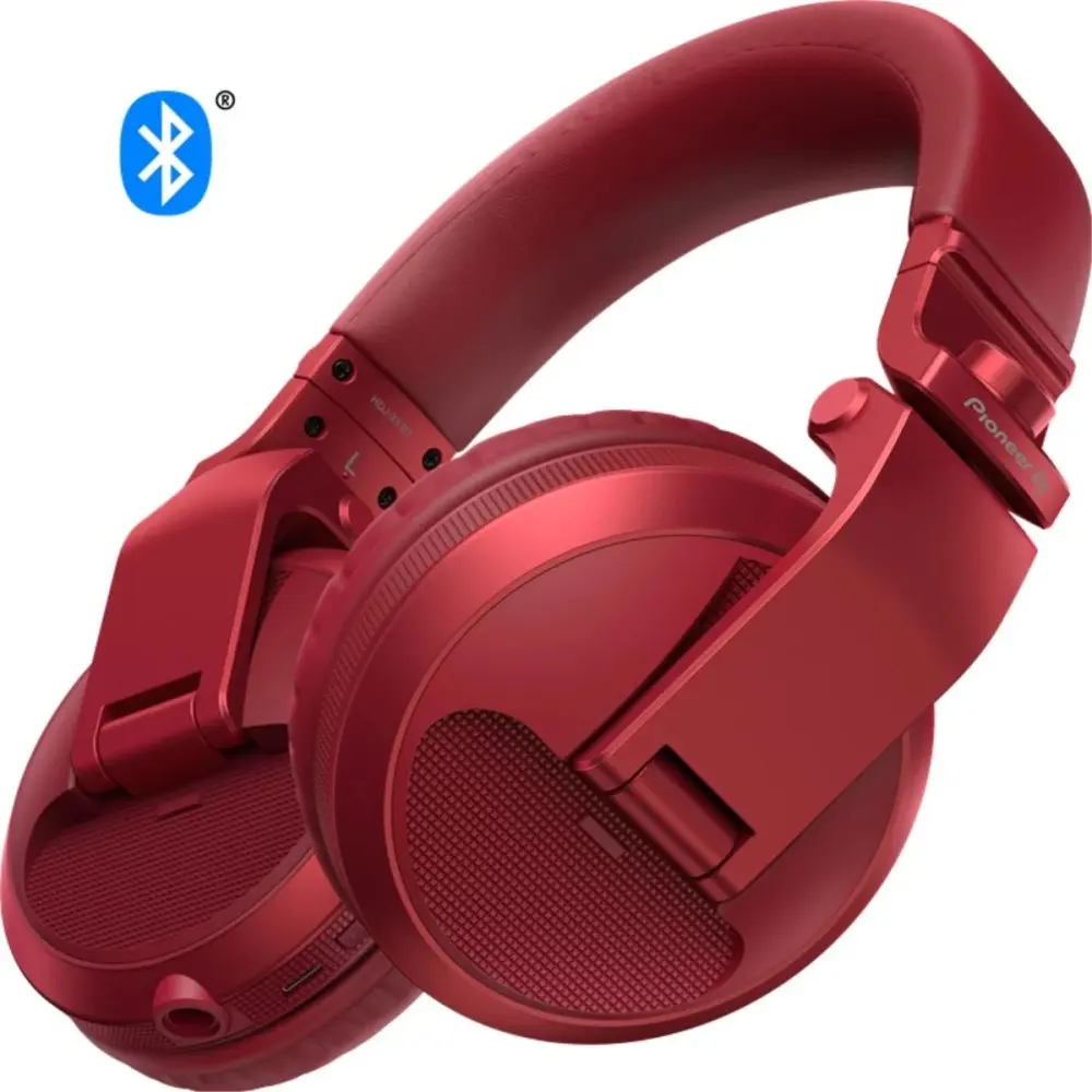 Auricular DJ Profesional con Bluetooth Pioneer HDJ-X5BT-R Color Rojo