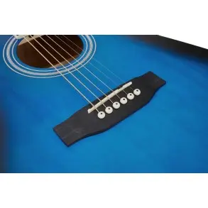 Guitarra Acustica SX SD104BUS Color Blue Sunburst